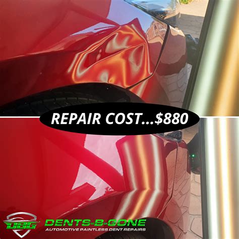 no paint dent repair cost